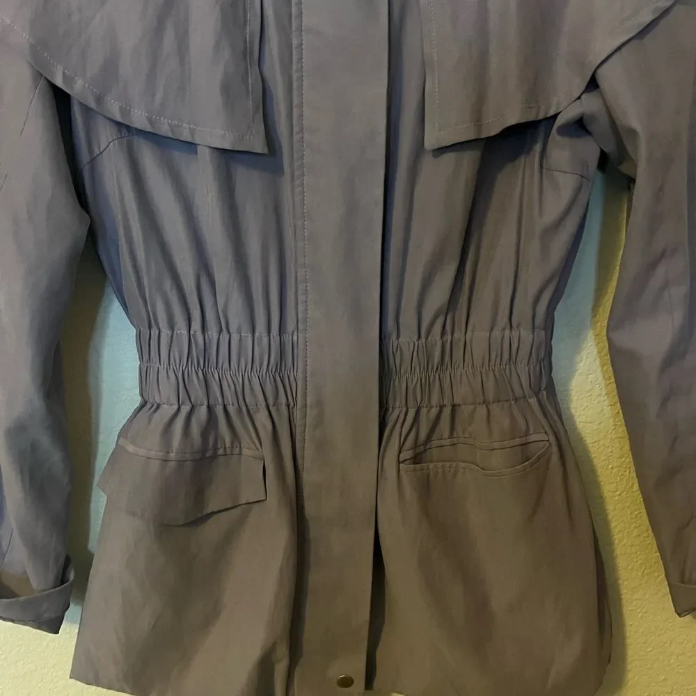Real Coco Womens’ Cape Jacket Lightweight‎ SZ XS (Lilac Color)